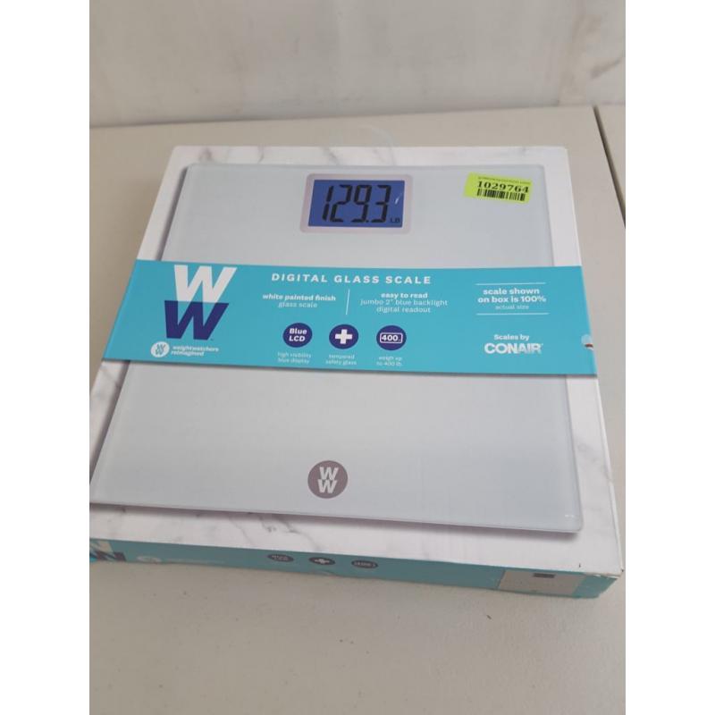 Super Large LCD Display with Backlight White - Weight Watchers