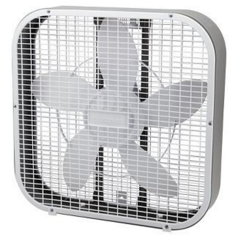 20 3-Speed Box Fan Black - Holmes
