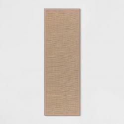 Threshold Textured Pet Rug Brown