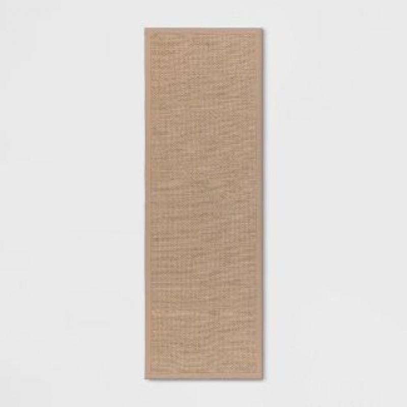 Threshold Textured Pet Rug Brown