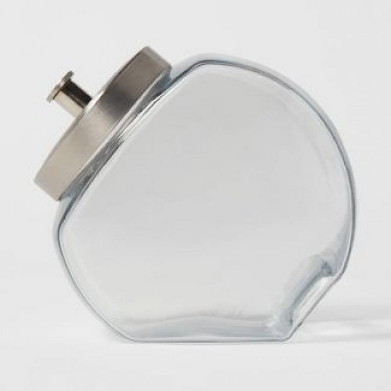 64oz Glass Penny Jar with Metal Lid - Threshold