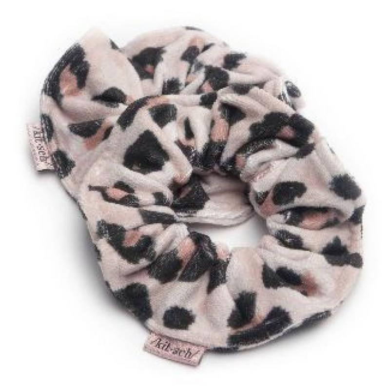 2pk Towel Scrunchie Leopard