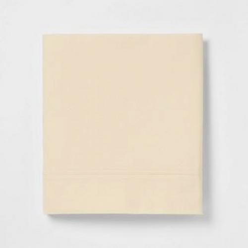 Twin 300 Thread Count Ultra Soft Flat Sheet Light Yellow