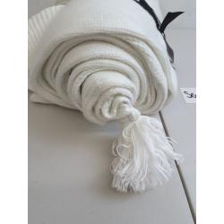 Throw Blanket with Tassels Sour Cream - Hearth & Hand with Magnolia