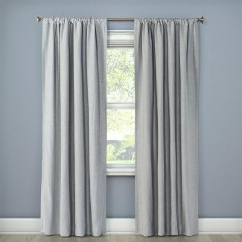 95x50 Henna Blackout Curtain PanelGray - Project 62