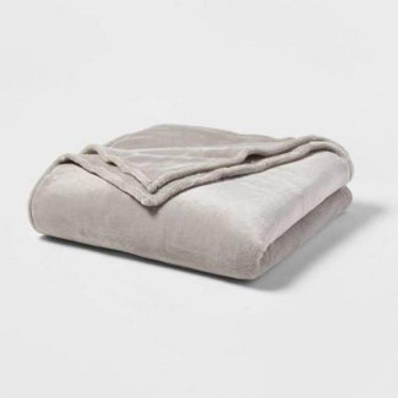 King Microplush Bed Blanket - Threshold