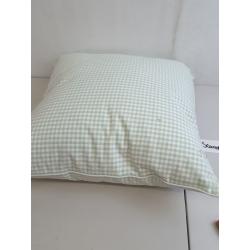 Oversized  Square Throw Pillow Green/Cream -