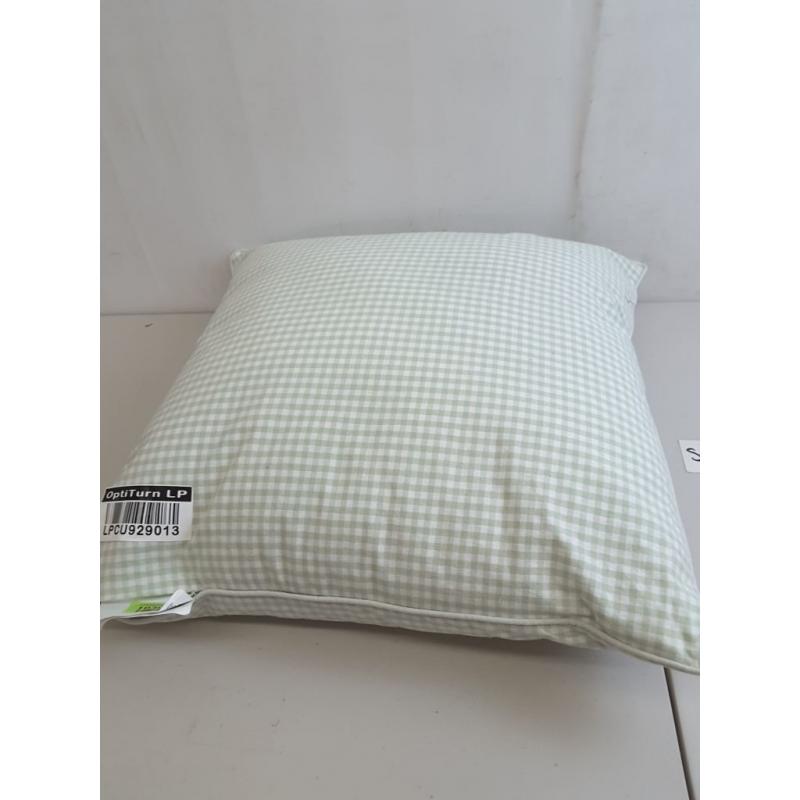 Oversized  Square Throw Pillow Green/Cream -