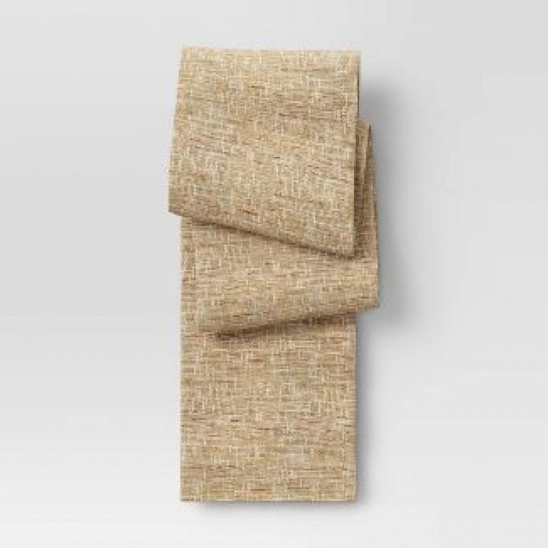 108 x 14 Ramie Table Runner Natural - Threshold