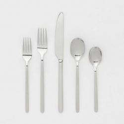 20pc Stainless Steel Silverware Set - Room Essentials