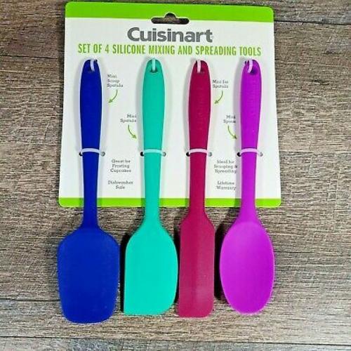 MINI 4pc Silicone Jeweled Toned Spreading and Mixing Set