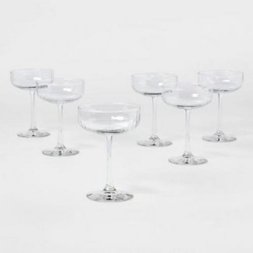 8oz 6pk Glass Saybrook Coupe Cocktail Glasses