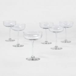 8oz 6pk Glass Saybrook Coupe Cocktail Glasses