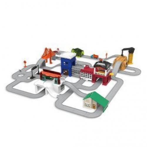 Driven – Truck Playset with Fire Station – Build-A-City - 140pc