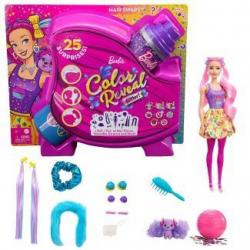 Barbie Color Reveal Glitter Doll - Glittery Pink