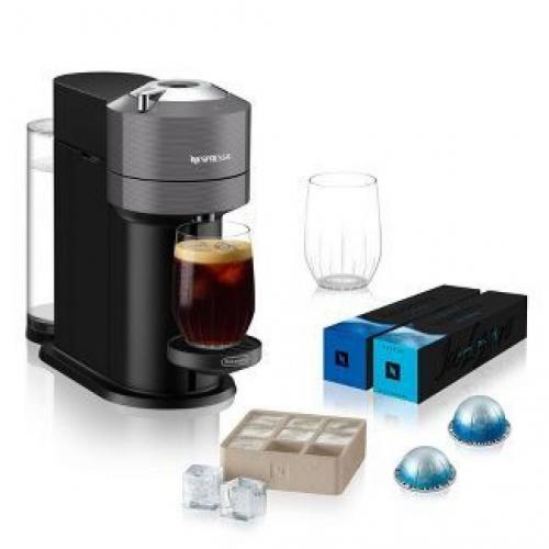 Vertuo Next Coffee and Espresso Maker by De'Longhi, with Iced Coffee Bundle