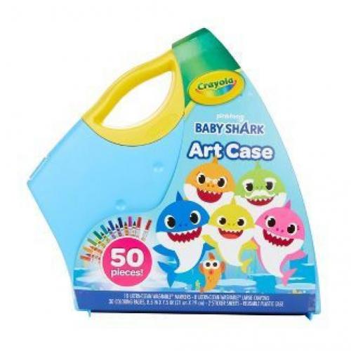 Crayola 50pc Art Case - Baby Shark -