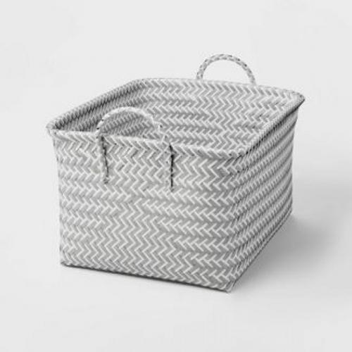 18 in L x 14 in W x 9 3/4in HLarge Woven Storage Basket - Brightroom