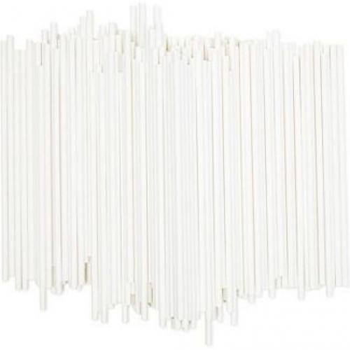 Bright Creations 200-Pack White 8 Lollipop Sticks Cake Pop Sticks