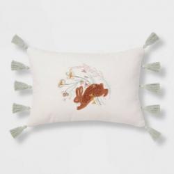 Bunny Lumbar Throw Pillow