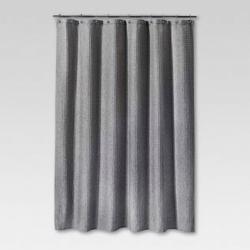 Room Essentials Gray Waffleweave Shower Curtain 72 x 72