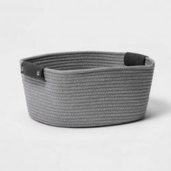 Brightroom 13 Half Coiled Rope Basket Gray