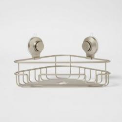 Wire Corner Suction Basket Matte Satin - Made By Design