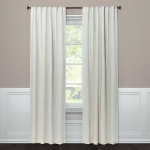 Aruba Linen Blackout Curtain Panel - Threshold