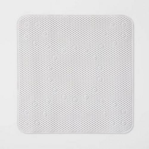 PVC/Cushion Shower Stall Mat White - Room Essentials