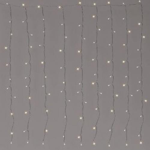 100ltr LED Plug-in Curtain String Lights with Clips - Room Essentials