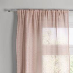 84x54 Richter Clipped Sheer Window Curtain Panel Blush - Project 62