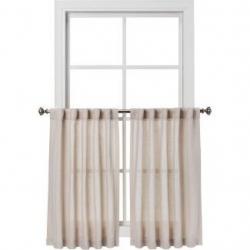 42x36 Curtain Tier Bonaire Beige - Threshold