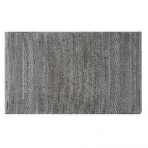 20x32 Luxe Cotton Handcrafted Bath Rug Gray - Charisma