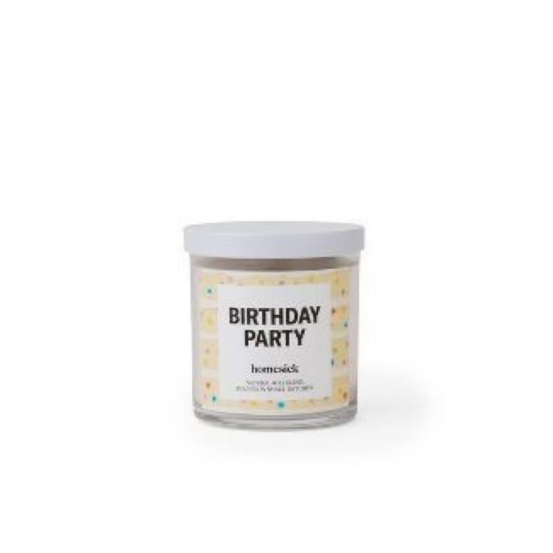 7.5oz Birthday Party Candle - Homesick