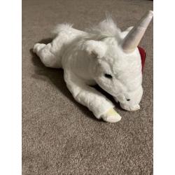 FAO Schwarz Adopt-A-Pet Unicorn 22” Stuffed Animal With Adoption Certificate