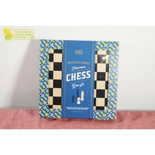 Professor Puzzle Traditional Chess Game Set (Please be advised that sets may be missing pieces or otherwise incomplete.)
