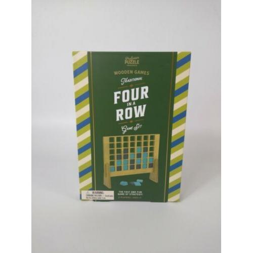 Professor Puzzle Traditional Four In A Row Game Set