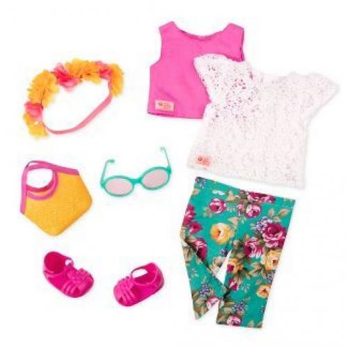 Our Generation Deluxe Outfit for 18 Dolls - Fiesta in Flower