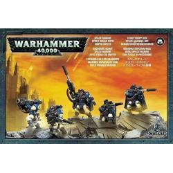 Warhammer 40,000 Space Marine Scout Squad with Sniper Rifles