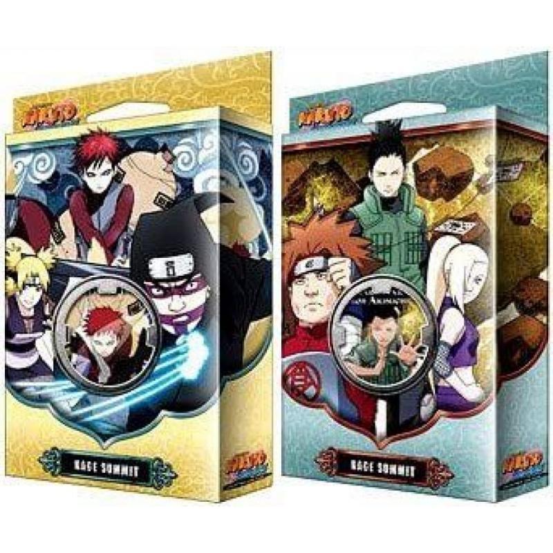 Naruto TCG Naruto Shippuden Card Game Kage Summit Set of Both Theme Decks