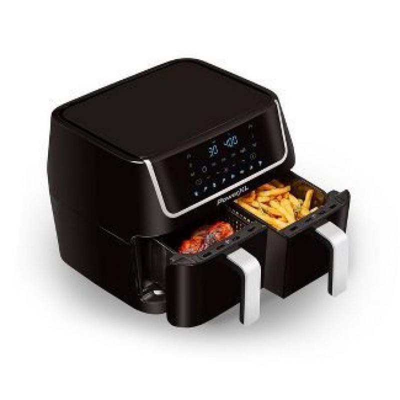 PowerXL 10qt Dual Basket Air Fryer - Black