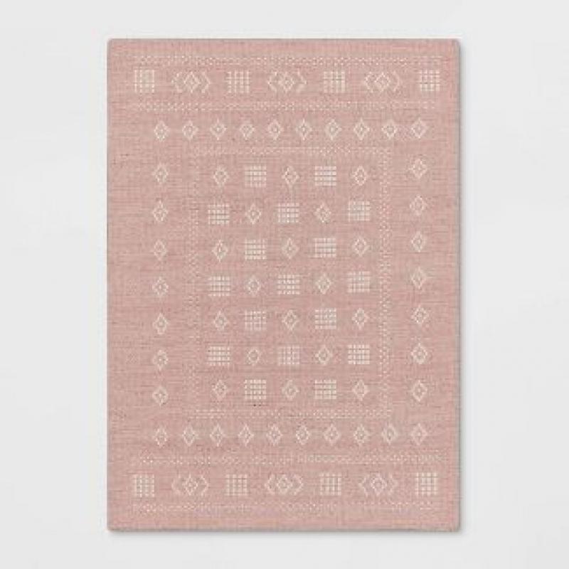 4'x5.6' Vintage Rug Pink - Pillowfort