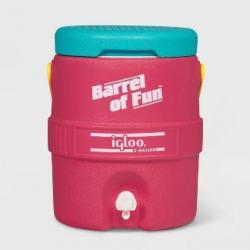 Igloo Barrel of Fun 2 Gallon Portable Beverage Server - Watermelon