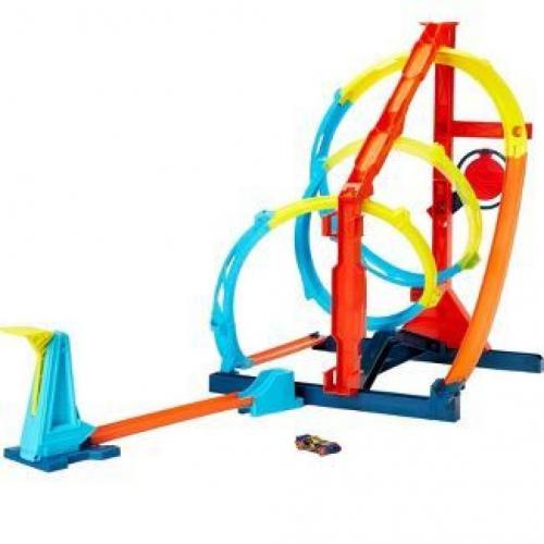 Hot Wheels Track Builder Unlimited Corkscrew Twist Kit