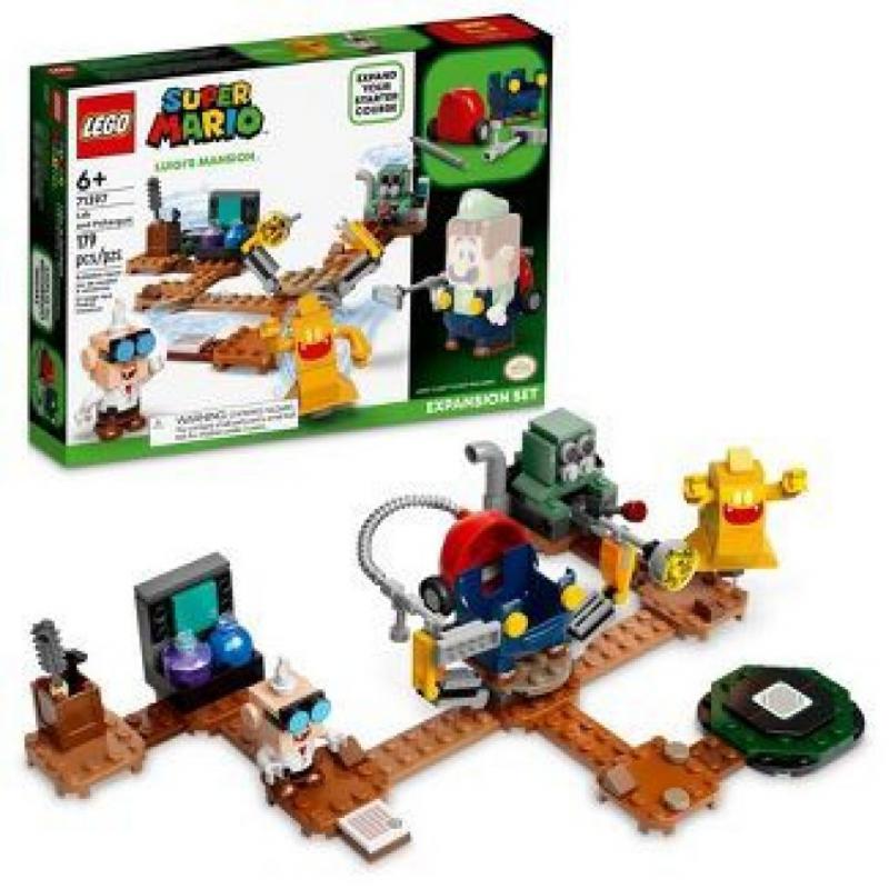 Lego Super Mario Luigi Mansion Lab And Poltergust Expa 71397 Building Set