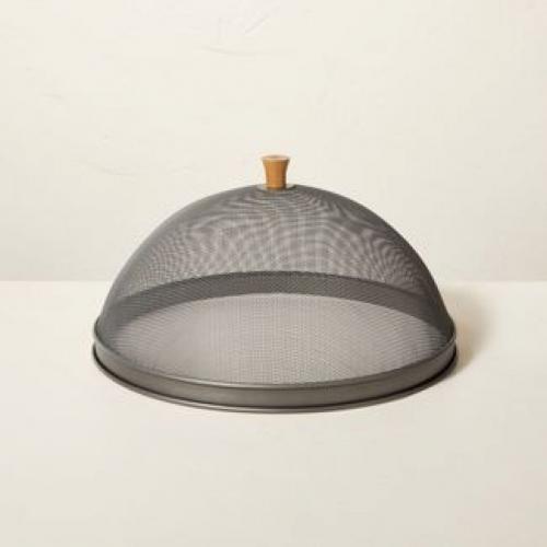 Metal Screen Food Dome with Wood Knob - Hearth & Hand with Magnolia