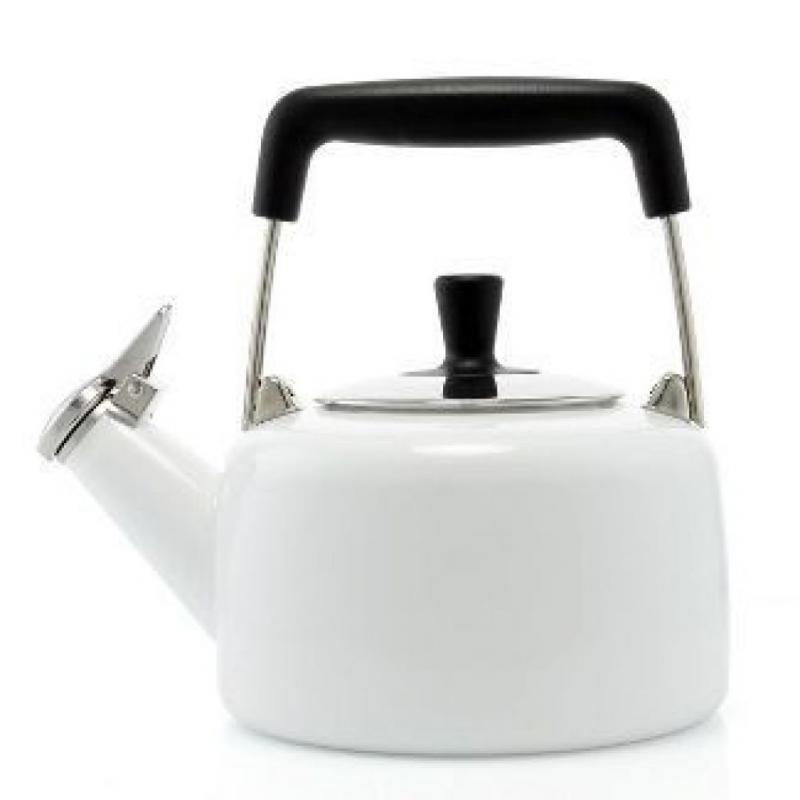 Chantal 1.4qt Freida Teakettle - White