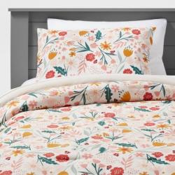 Twin Floral Boho Cotton Comforter Set - Pillowfort