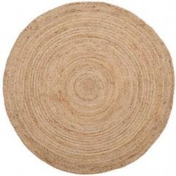 Round Woven Throw Rug 48 inch