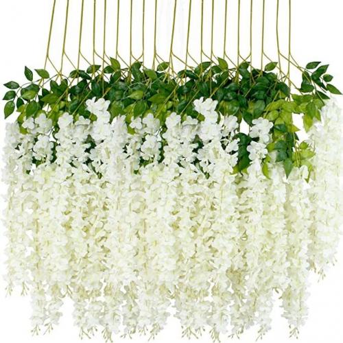 12PCS Wisteria Rose Oration